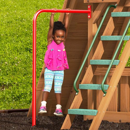 Creative Playthings Metal Red Monkey Bars & Reviews Wayfair